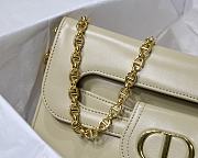 Christian Dior Double Handbag White - M8018 – 28 x 16.5 x 3 cm - 6