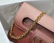 Christian Dior Double Handbag Gradient pink - M8018 – 28 x 16.5 x 3 cm - 3