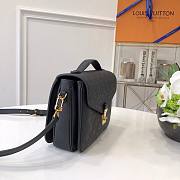 Louis Vuitton Pochette Metis Leather Black M41487 - 25x19x9cm - 4