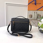 Louis Vuitton Pochette Metis Leather Black M41487 - 25x19x9cm - 5