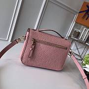 Louis Vuitton Pochette Metis Monogram Empreinte Leather Pink - M41487 - 25cm x 19cm x 9cm - 4