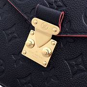 Louis Vuitton Pochette Metis Monogram Empreinte Leather Navy Blue/Red - M41487 - 25cm x 19cm x 9cm - 6