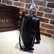 Gucci Ophidia GG Briefcase Full Black - 387102 – 37x29x6.5 cm - 2