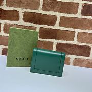 Gucci Diana Card Case Wallet Green 658244   - 4