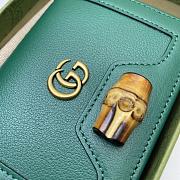 Gucci Diana Card Case Wallet Green 658244   - 2