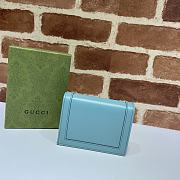 Gucci Diana Card Case Wallet Light Blue - 658244  – 11x8x2.5 cm - 4