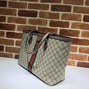 Gucci Ophidia GG Medium Tote  Beige/Ebony GG Supreme Canvas - 631685  – 38x28x14 cm - 3