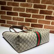 Gucci Ophidia GG Medium Tote  Beige/Ebony GG Supreme Canvas - 631685  – 38x28x14 cm - 4