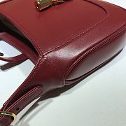 Gucci Jackie 1961 Small Hobo Bag Red - 19x13x3 cm - 4