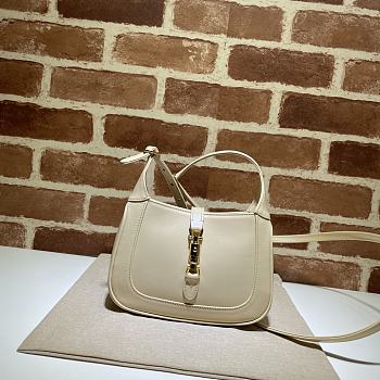 Gucci Jackie 1961 Small Hobo Bag Beige - 19x13x3cm