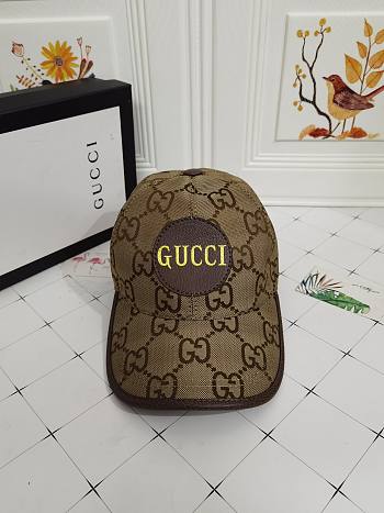 Gucci GG Canvas Baseball Hat Beige/Brown - 576253
