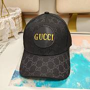 Gucci GG Canvas Baseball Hat Black- 576253 - 1