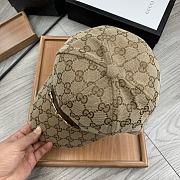 Gucci GG 1955 Horsebit Hat Beige/ebony - 2