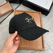 Gucci GG 1955 Horsebit Hat Black - 5