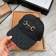 Gucci GG 1955 Horsebit Hat Black - 2