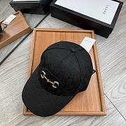 Gucci GG 1955 Horsebit Hat Black - 3