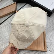 Gucci GG Lamé Baseball Hat White - 5