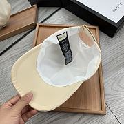 Gucci GG Lamé Baseball Hat White - 3