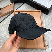 Gucci GG Lamé Baseball Hat Black - 6