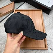 Gucci GG Lamé Baseball Hat Black - 2