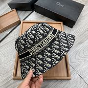 Dior D-Oblique Small Brim Bucket Hat Black - 5