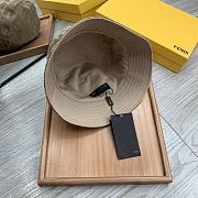 Fendi Light Brown Tech Fabric Bucket Hat - 6