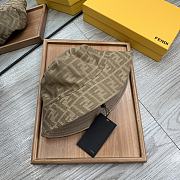 Fendi Light Brown Tech Fabric Bucket Hat - 5