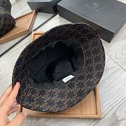 Celine Bucket Hat With Triomphe Monogram Black - 6