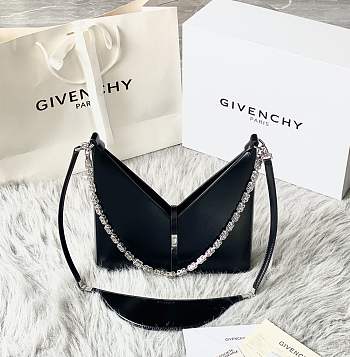 Givenchy Cut Out Leather Shoulder Bag Black – 27x27x6 cm