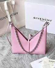 Givenchy Cut Out Leather Shoulder Bag Pink – 27x27x6 cm - 6