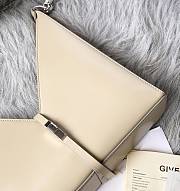 Givenchy Cut Out Leather Shoulder Bag Beige – 27x27x6 cm - 5