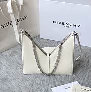 Givenchy Cut Out Leather Shoulder Bag White – 27x27x6 cm - 5