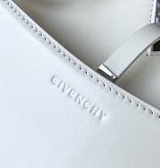 Givenchy Cut Out Leather Shoulder Bag White – 27x27x6 cm - 3