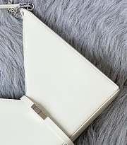 Givenchy Cut Out Leather Shoulder Bag White – 27x27x6 cm - 2