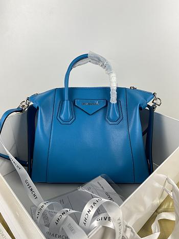 Givenchy Antigona Soft Bag In Leather Cobalt – 30x8x25 cm