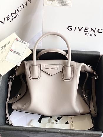 Givenchy Antigona Soft Bag In Leather Grey – 30x8x25 cm