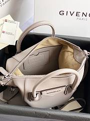 Givenchy Antigona Soft Bag In Leather Grey – 30x8x25 cm - 5