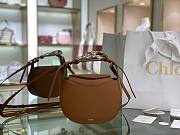 Chloe Kiss Small Purse Brown - S1350# – 20x26x8 cm - 1