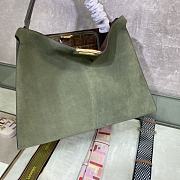 Fendi Peekaboo 305 Soft Frosted Calf Leather Green – 42 cm - 3