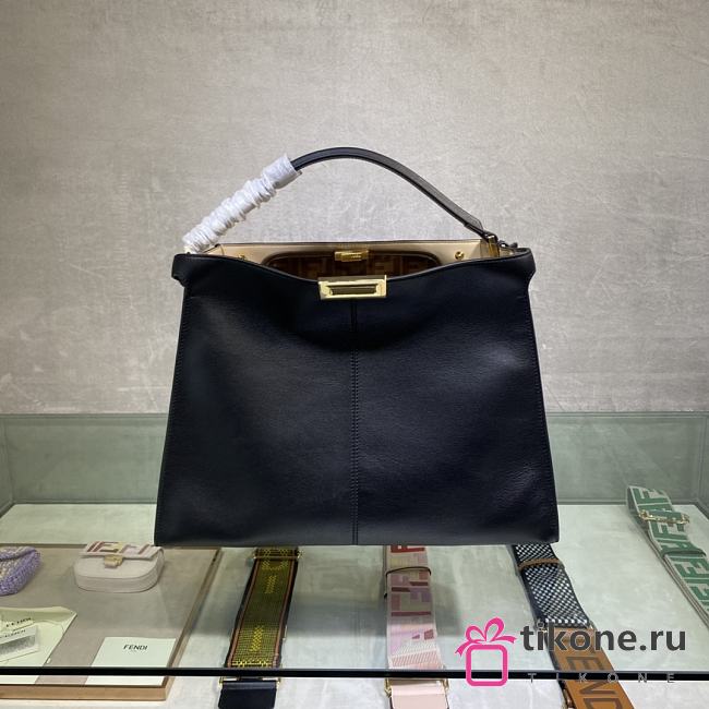 Fendi Peekaboo 305 Soft Calf Leather Black – 42 cm - 1