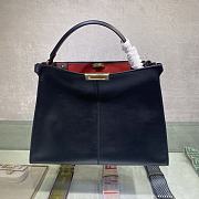 Fendi Peekaboo 305 Soft Calf Leather Black&Red – 42 cm - 1