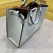 Fendi Peekaboo X-Tote White calfskin - 6011 – 35 x26 x13 - 5