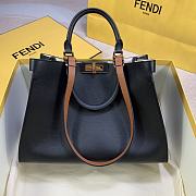 Fendi Peekaboo X-Tote Black calfskin - 6011 – 35 x26 x13 - 1