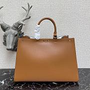 Fendi Peekaboo X-Tote Brown Calfskin With Twist Lock - #2265 – 41x11x29 cm - 4