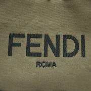 Fendi Peekaboo X-Tote Dark Green Canvas With Twist Lock – 40x12x29 cm - 2