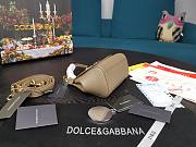 Dolce & Gabbana Dauphine Leather Sicily Bag Elephant Grey - 5516 - 16x10x5 cm - 3