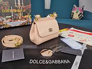 Dolce & Gabbana Dauphine Leather Sicily Bag Pink - 5516 - 16x10x5 cm - 3