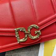 Dolce & Gabbana Amore In Calfskin Bag Red – 27x8x18 cm - 3