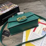 Dolce & Gabbana Amore In Calfskin Bag Green – 27x8x18 cm - 5