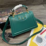 Dolce & Gabbana Amore In Calfskin Bag Green – 27x8x18 cm - 4